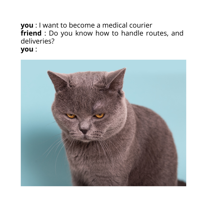 medical courier meme