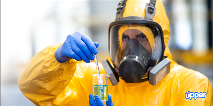 Train your employees on handling toxic chemicals