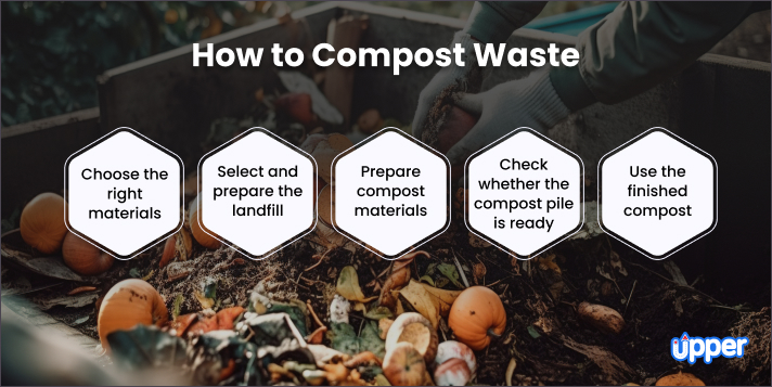 How to compost waste