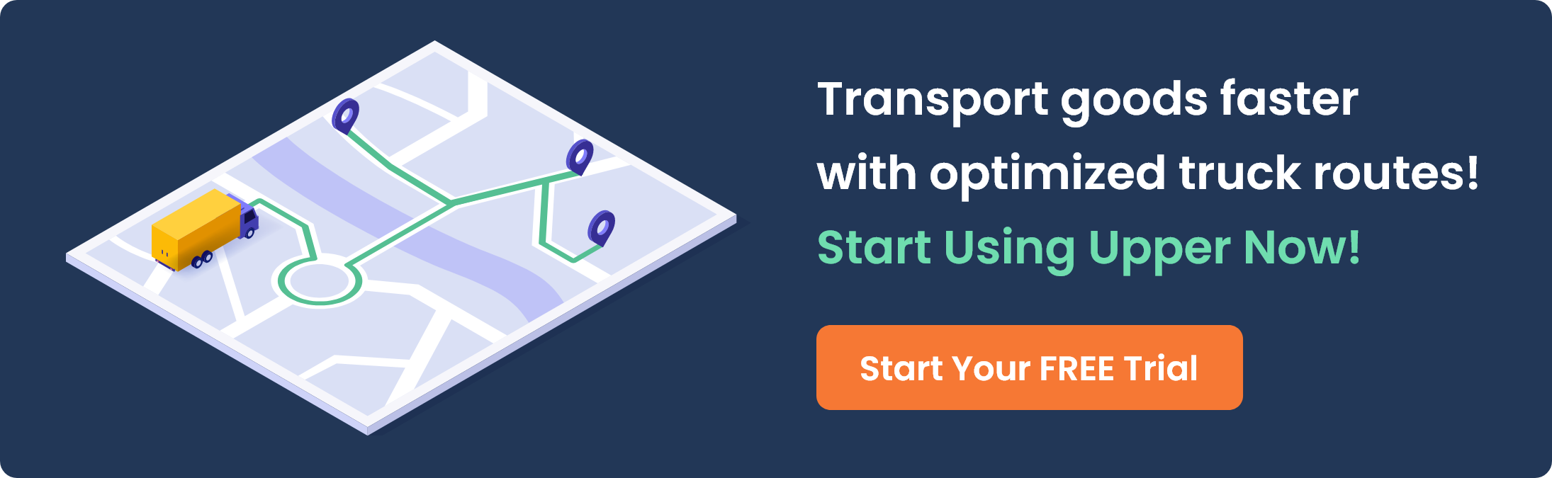 Optimize truck routes with upper