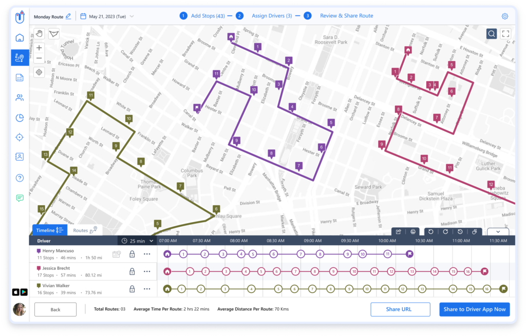 route planning