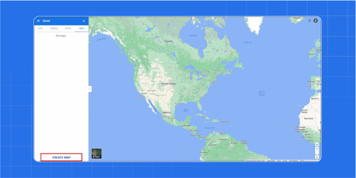 create a map in Google Maps