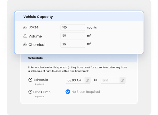 Vehicle capacity optimization