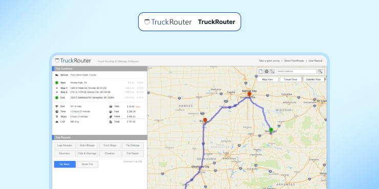 Best route planner for long-haul truck drivers and small trucking companies