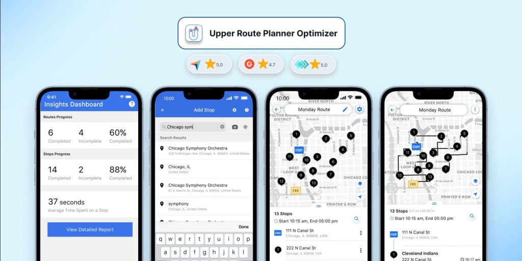 Upper: The Ultimate Multi-Stop Route Planning Solution