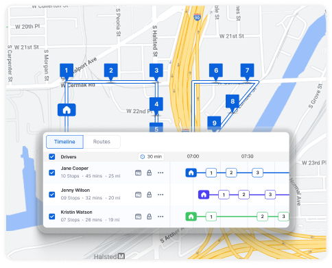 Efficient Multi-Stop Routing