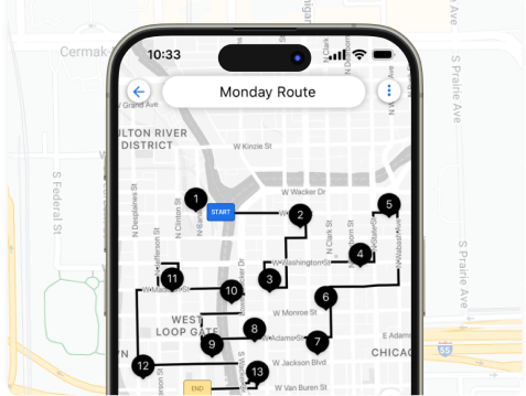 Route Mobile app