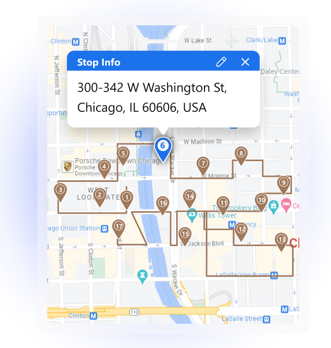 Optimal Routes, Quick Stop Adjustments