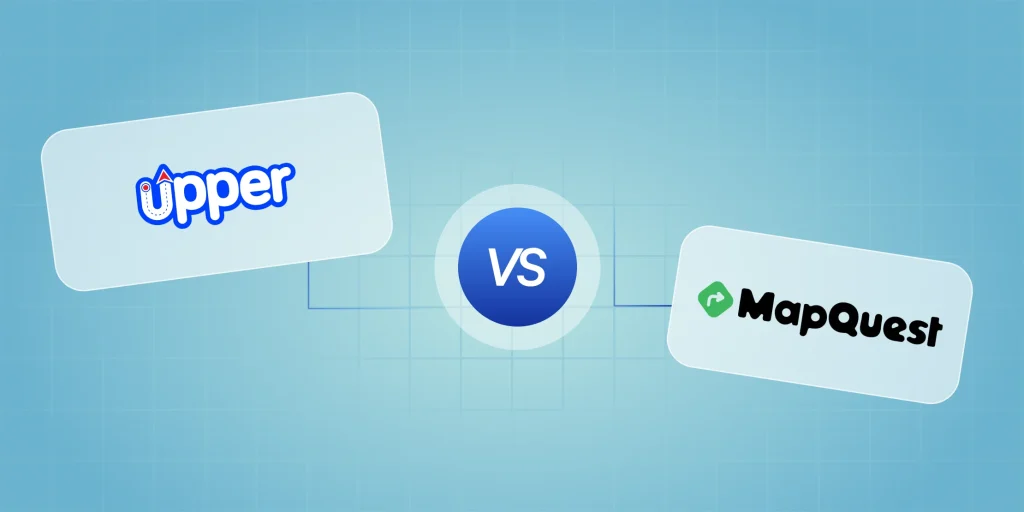 Upper vs MapQuest