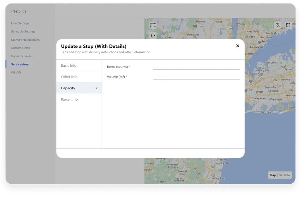 3. Configure delivery constraints