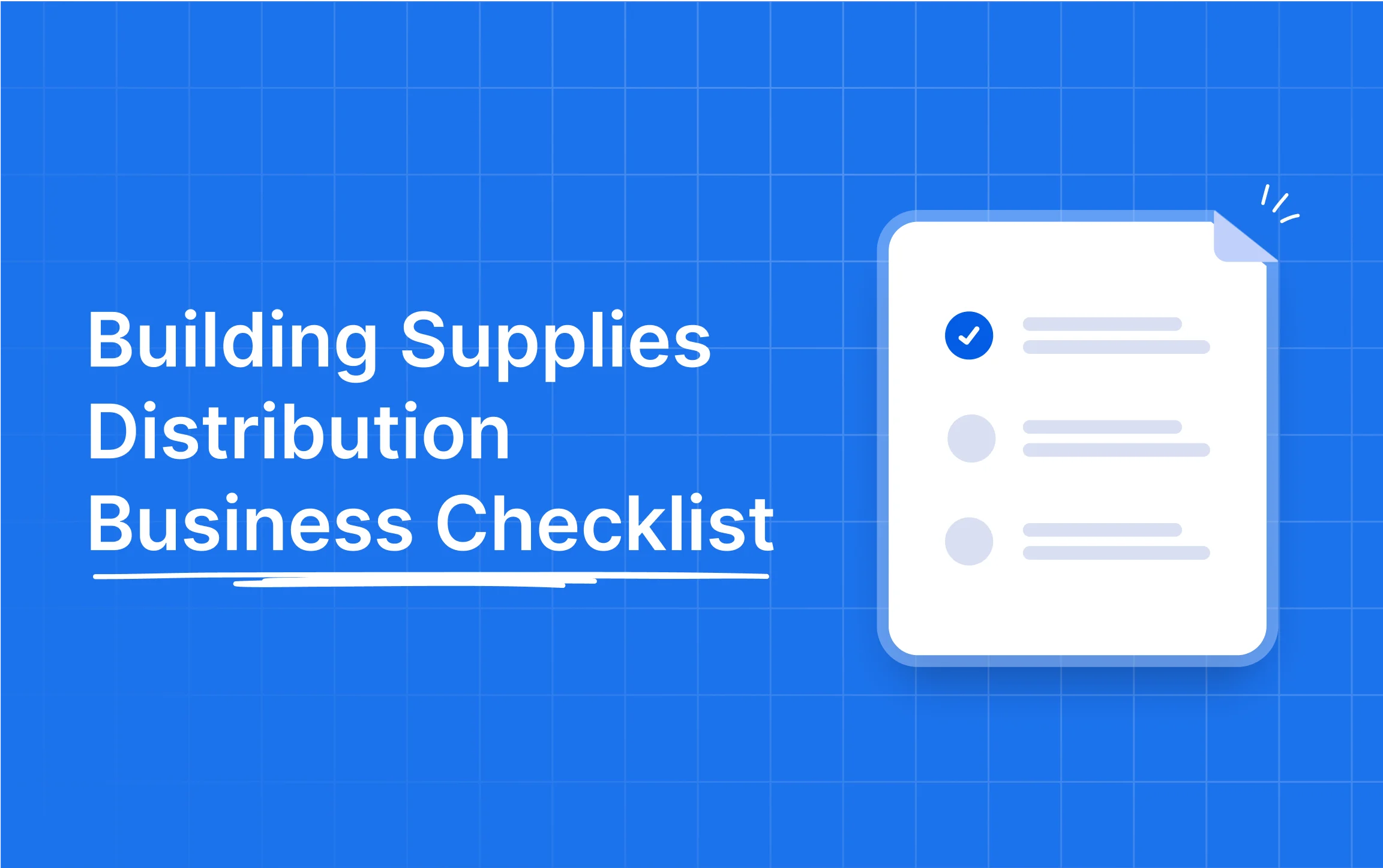 building-supply-distribution-business-checklist