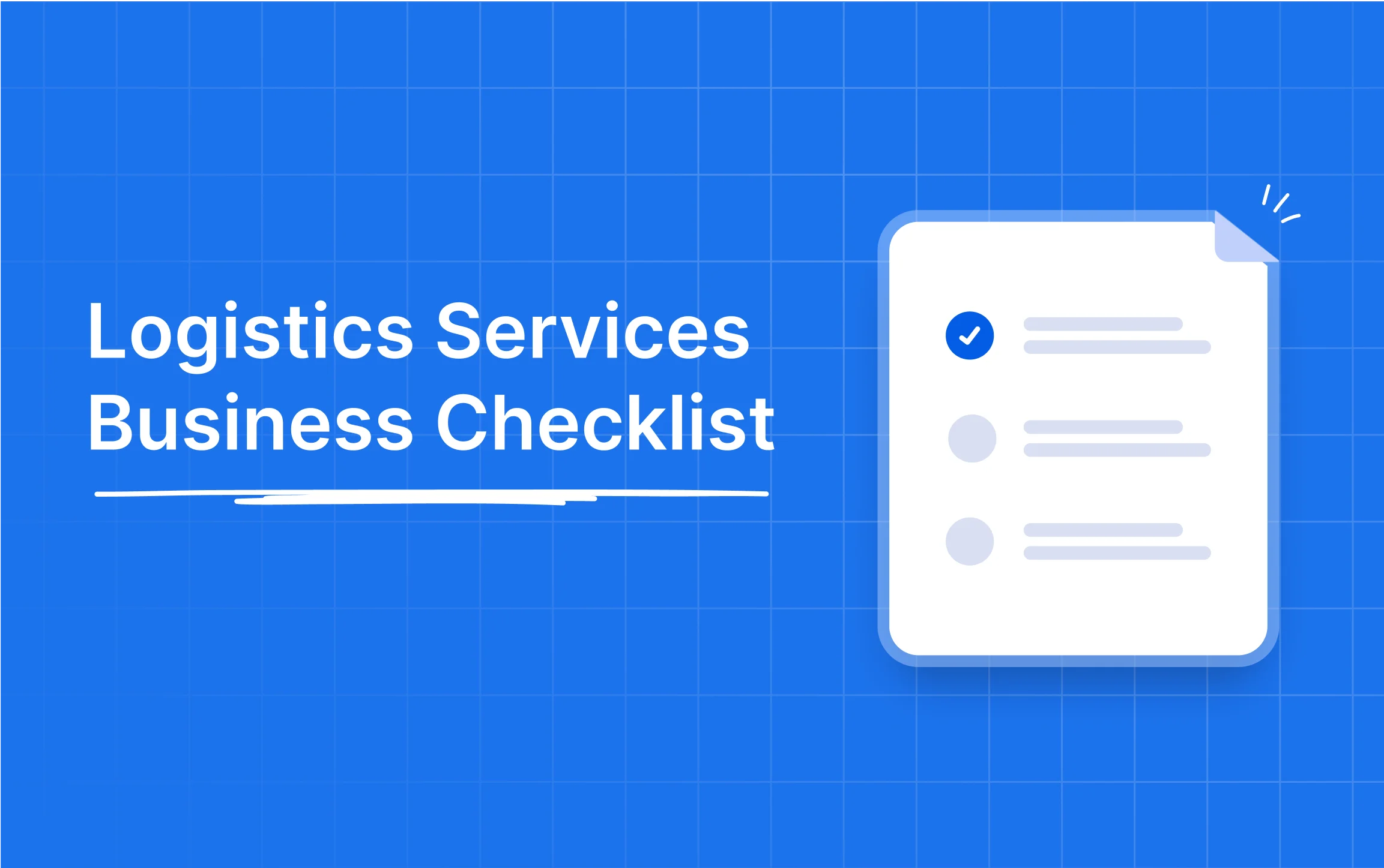 logistics-service-business-checklist