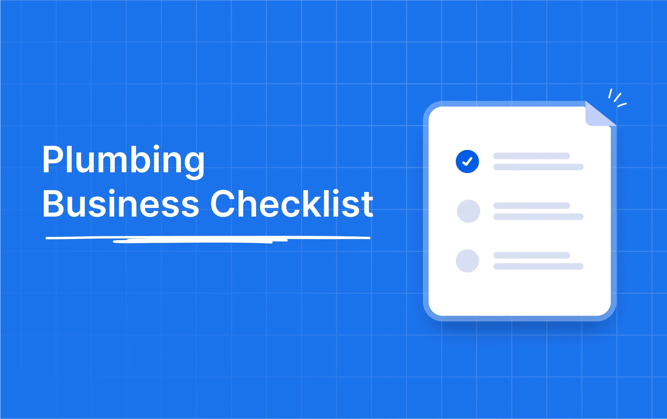 Plumbing Service checklist