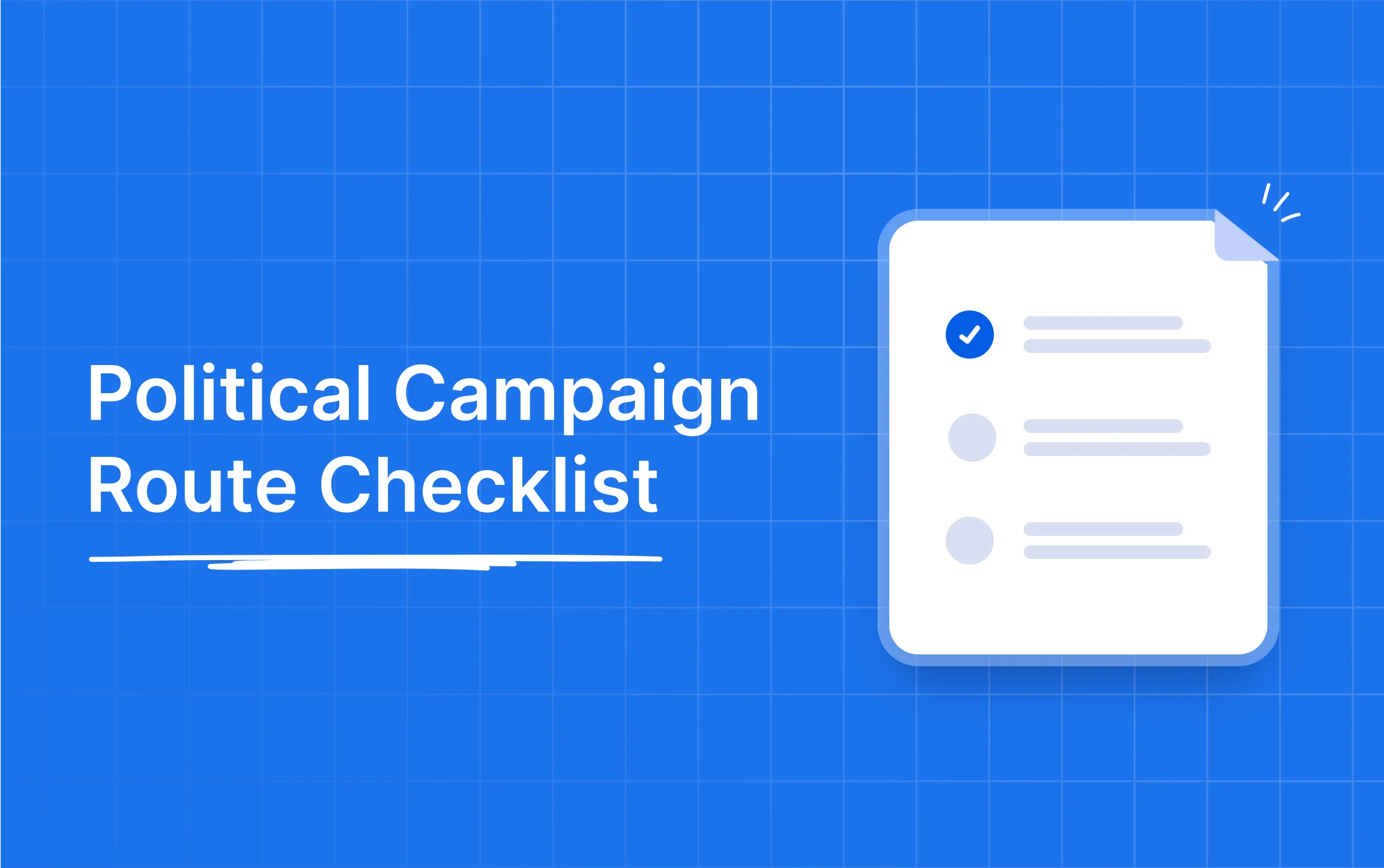 political-campaign-route-checklist