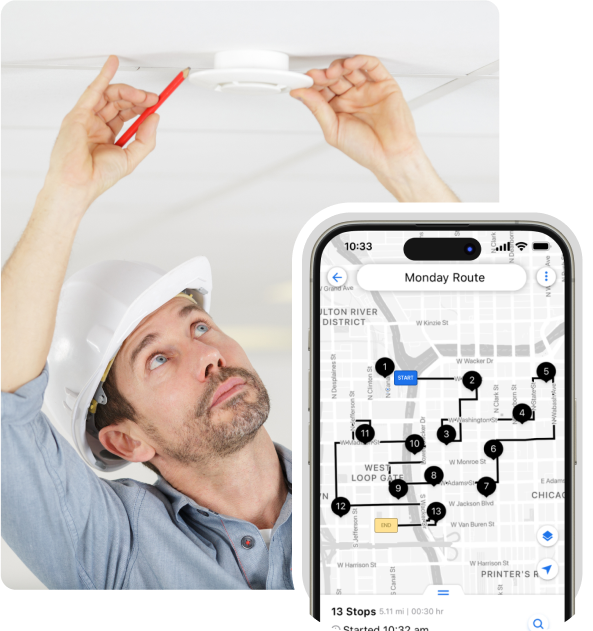 Alarm Installation and Repair Route Planning Software