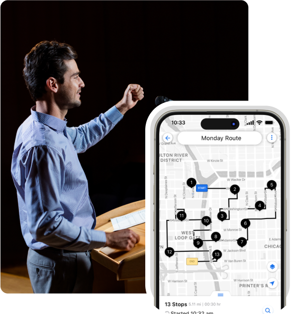 Connect, Engage, Win: Political Route Planning Made Easy