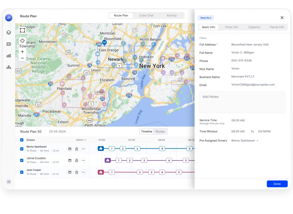 In-transit route edits: Flexibility at your fingertips