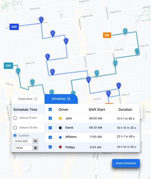 Optimizing and Dispatching in Clicks