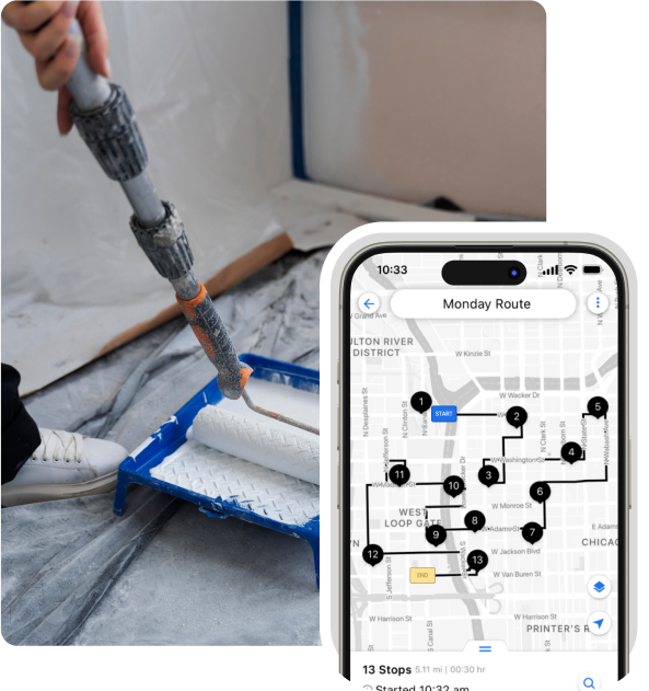 Advanced Paint Contractor Routing Software to Smoothen Route Operations