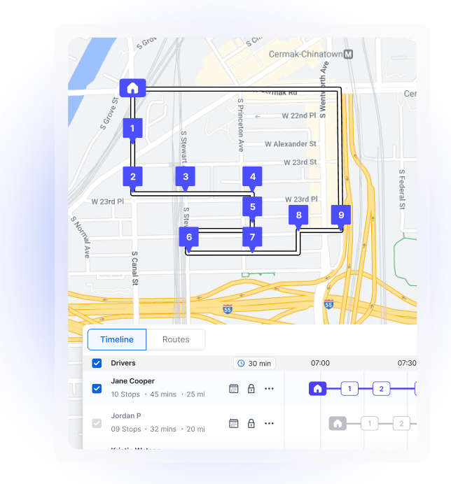 Planning, Optimizing, & Dispatch with Upper