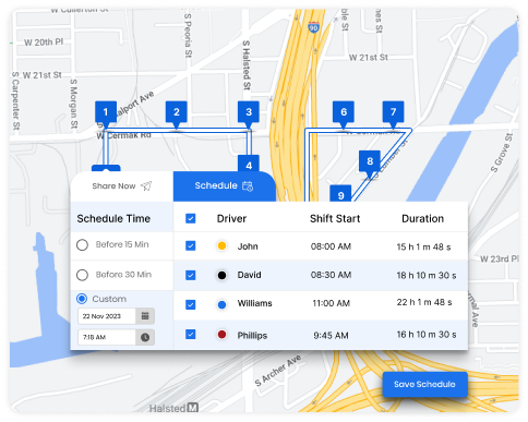 Route Scheduling