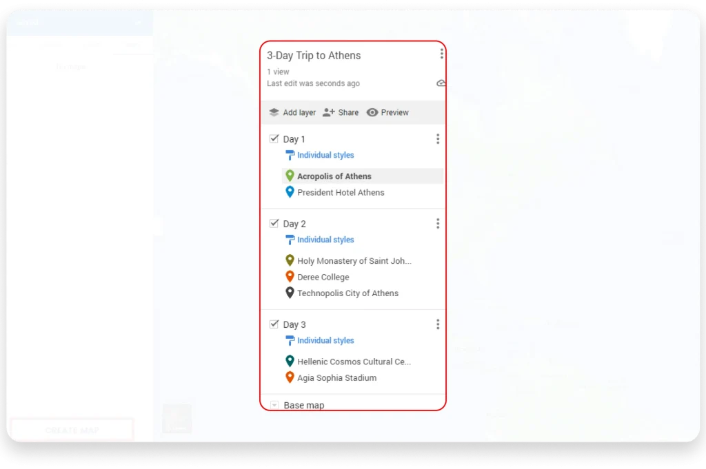 Step 4: Review your customized route map