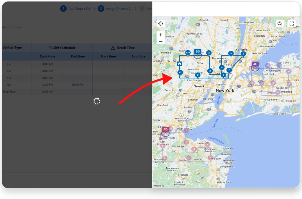 Traffic patterns