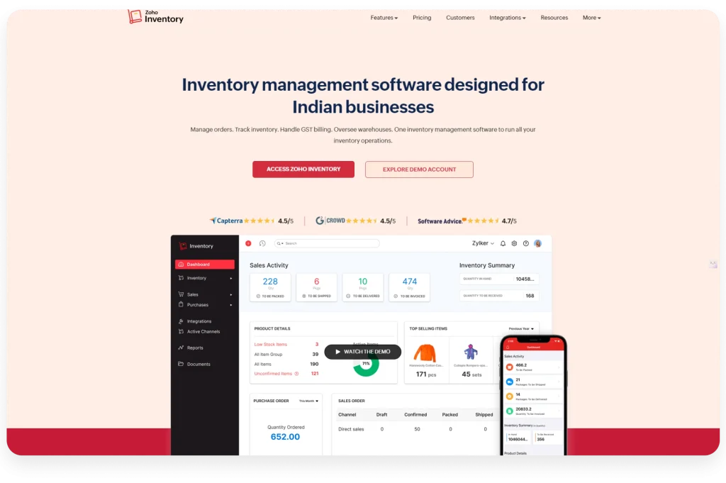 Zoho Inventory