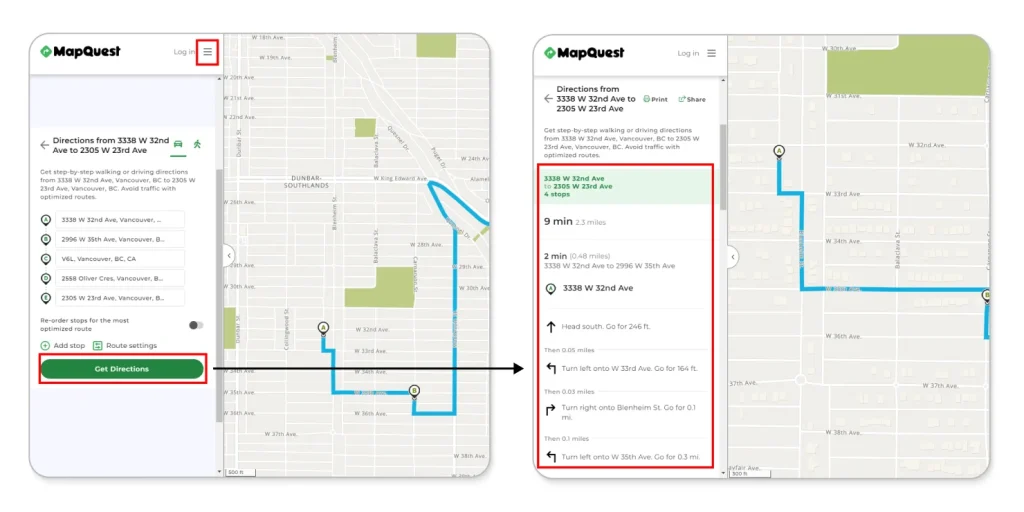 Step 4: Review and Optimize Your Route