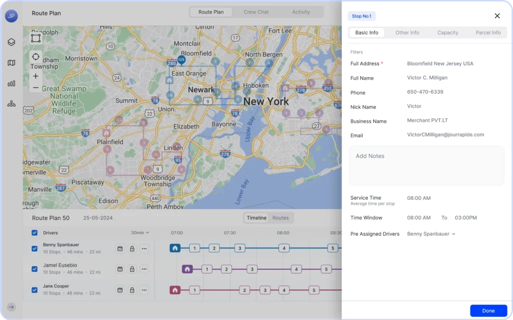 dynamic-routing in dispatch management