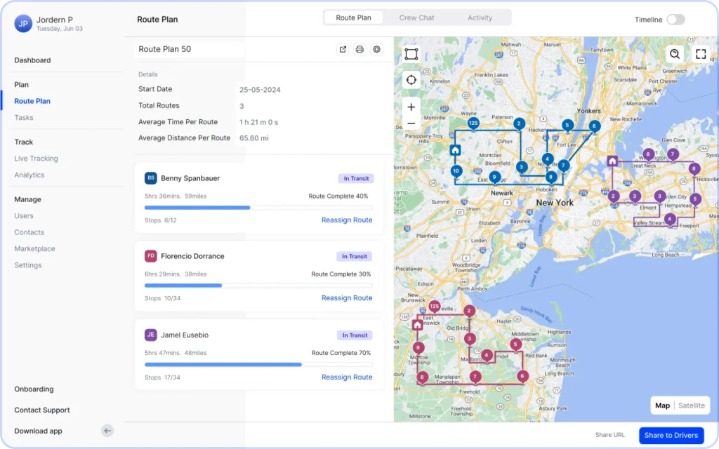 real time monitoring in dispatch management software