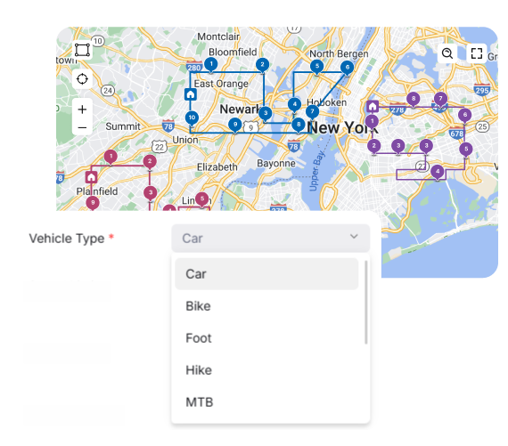 advanced vehicle-specific routing