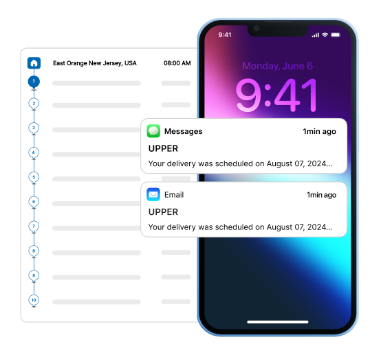 automated delivery status notifications