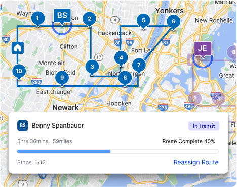 Real-time driver tracking