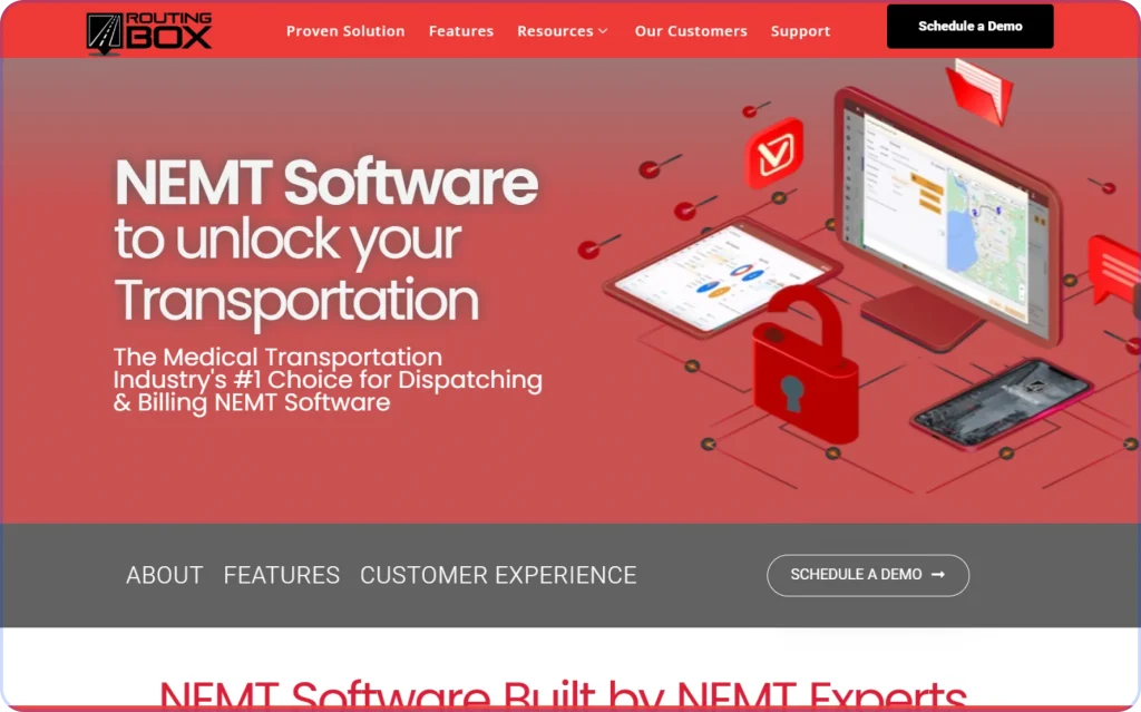 RoutingBox nemt dispatch software