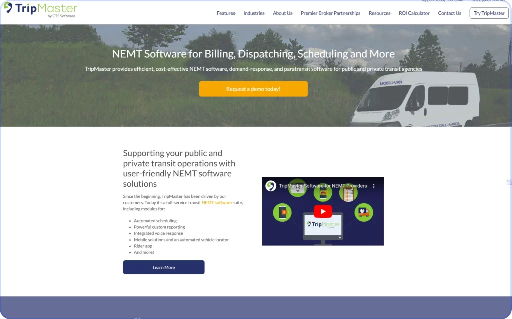 trip master software-nemt-dispatch-software